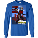 T-Shirts Royal / S Attack of the 65 ft. Ant-Man Men's Long Sleeve T-Shirt