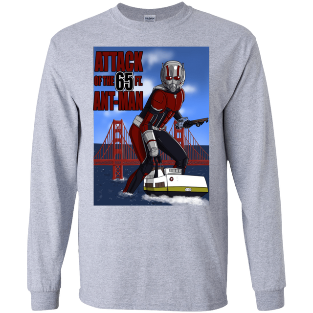 T-Shirts Sport Grey / S Attack of the 65 ft. Ant-Man Men's Long Sleeve T-Shirt