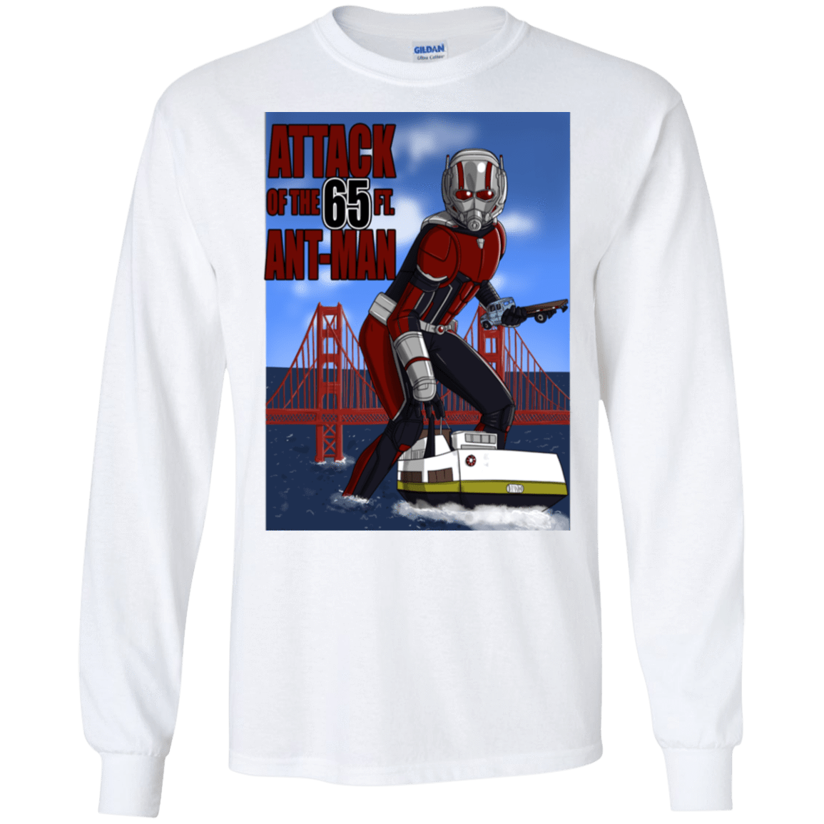 T-Shirts White / S Attack of the 65 ft. Ant-Man Men's Long Sleeve T-Shirt