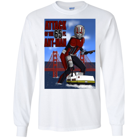 T-Shirts White / S Attack of the 65 ft. Ant-Man Men's Long Sleeve T-Shirt