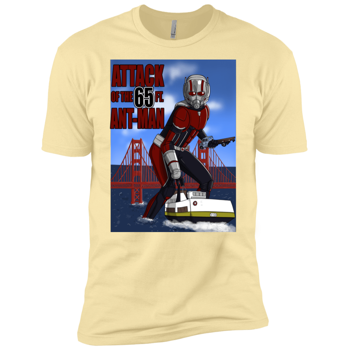 T-Shirts Banana Cream / X-Small Attack of the 65 ft. Ant-Man Men's Premium T-Shirt