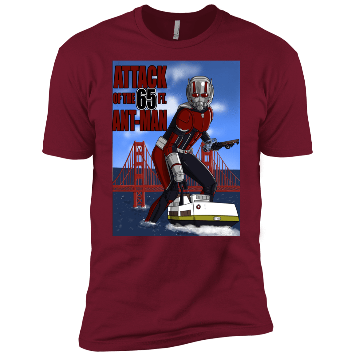 T-Shirts Cardinal / X-Small Attack of the 65 ft. Ant-Man Men's Premium T-Shirt