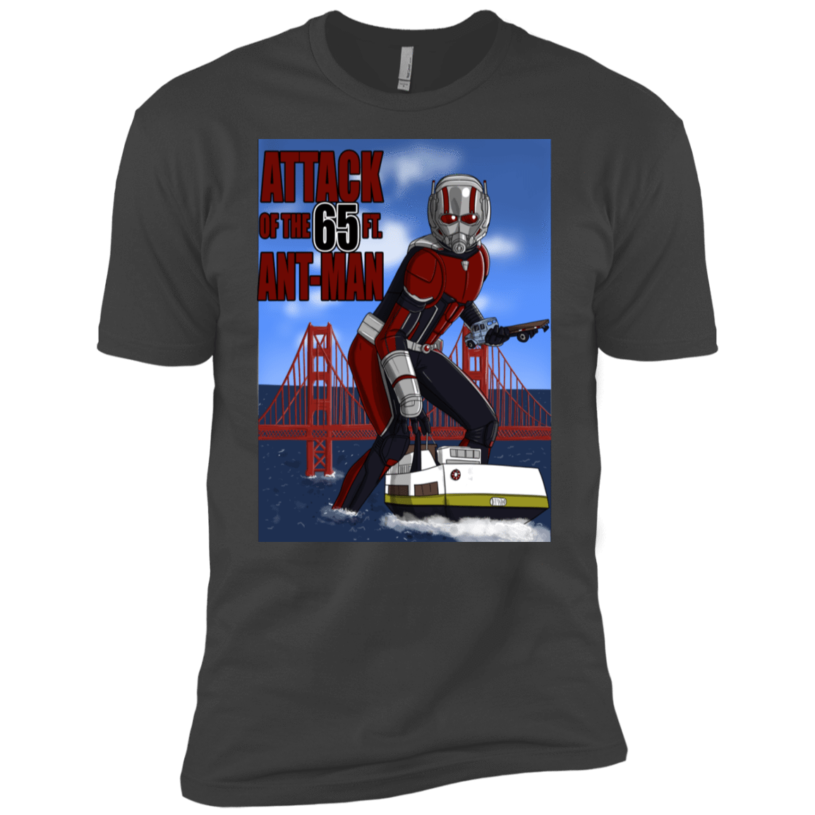 T-Shirts Heavy Metal / X-Small Attack of the 65 ft. Ant-Man Men's Premium T-Shirt