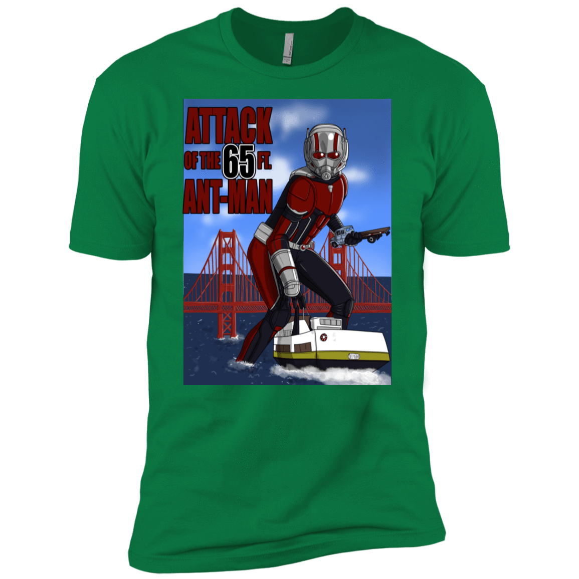 T-Shirts Kelly Green / X-Small Attack of the 65 ft. Ant-Man Men's Premium T-Shirt