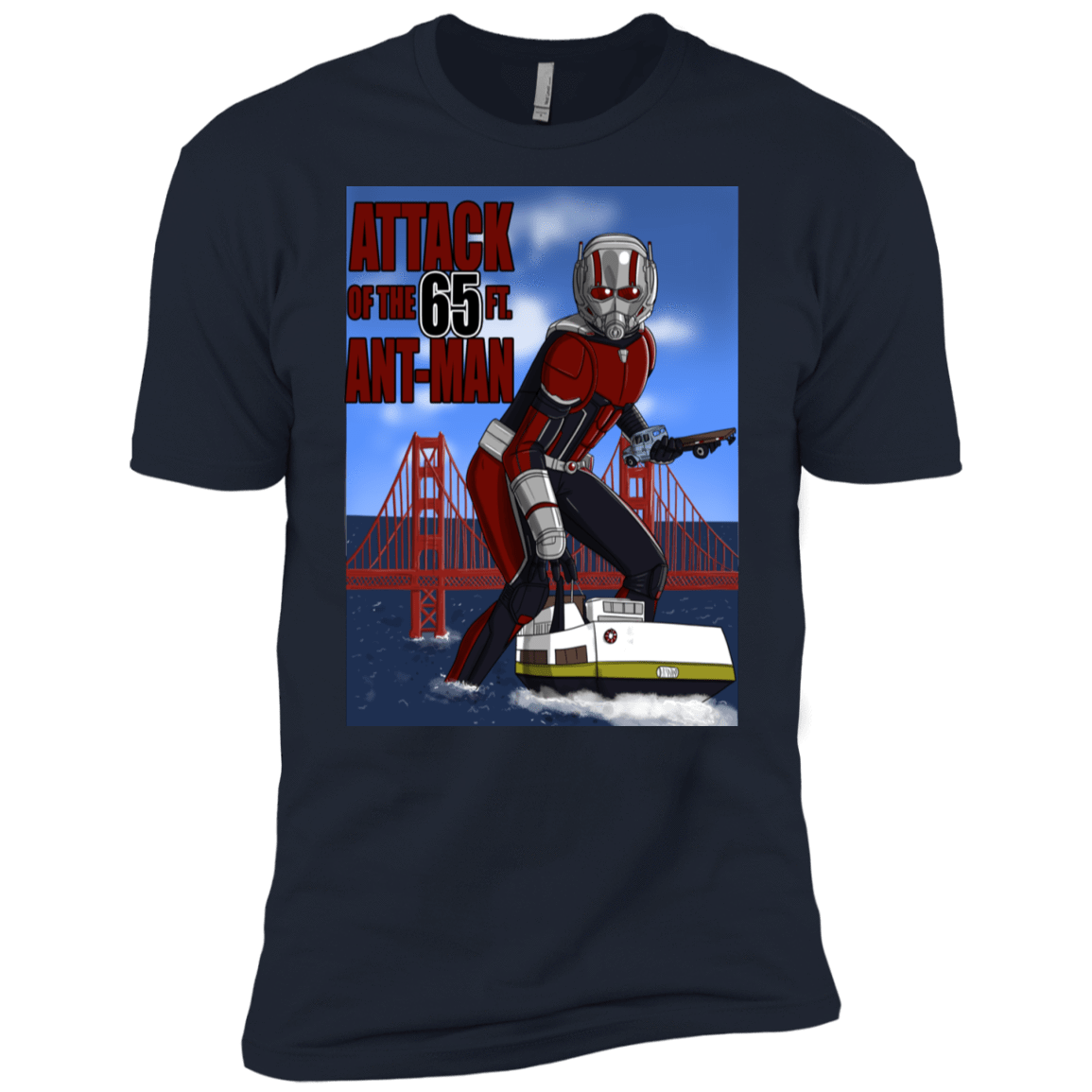 T-Shirts Midnight Navy / X-Small Attack of the 65 ft. Ant-Man Men's Premium T-Shirt