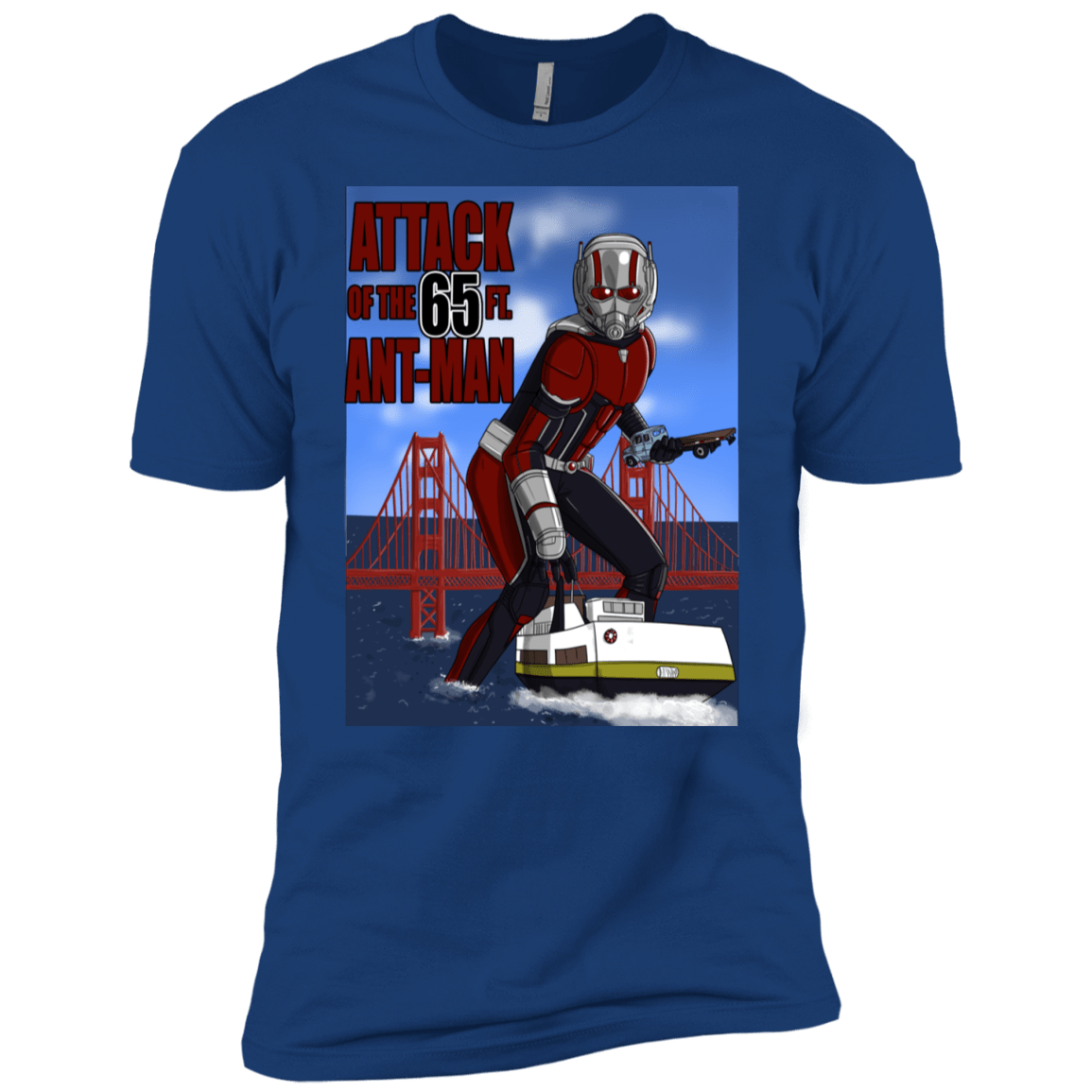 T-Shirts Royal / X-Small Attack of the 65 ft. Ant-Man Men's Premium T-Shirt