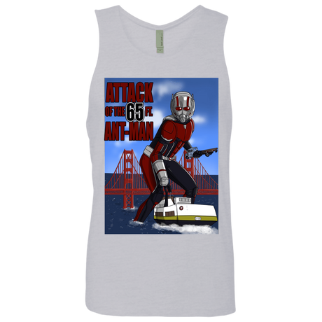 T-Shirts Heather Grey / S Attack of the 65 ft. Ant-Man Men's Premium Tank Top