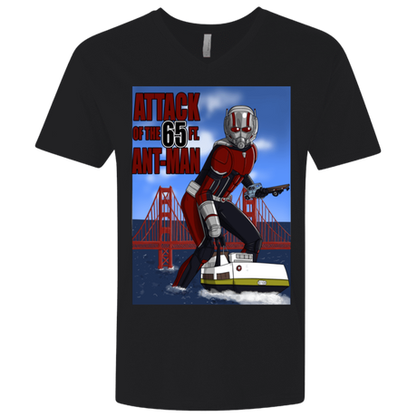 T-Shirts Black / X-Small Attack of the 65 ft. Ant-Man Men's Premium V-Neck