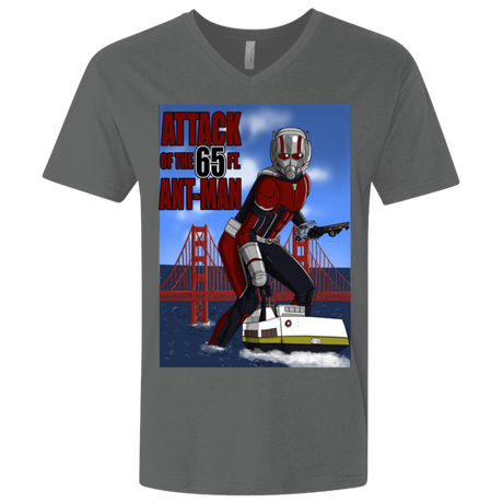 T-Shirts Heavy Metal / X-Small Attack of the 65 ft. Ant-Man Men's Premium V-Neck