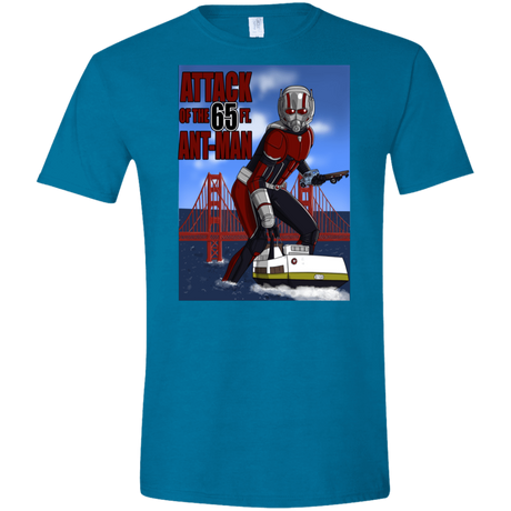 T-Shirts Antique Sapphire / S Attack of the 65 ft. Ant-Man Men's Semi-Fitted Softstyle