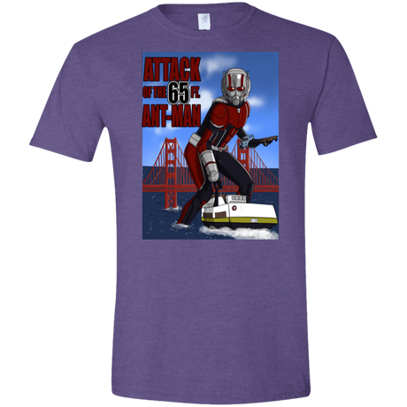 T-Shirts Heather Purple / S Attack of the 65 ft. Ant-Man Men's Semi-Fitted Softstyle