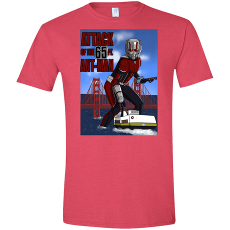 T-Shirts Heather Red / S Attack of the 65 ft. Ant-Man Men's Semi-Fitted Softstyle