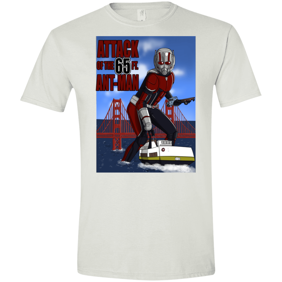 T-Shirts White / X-Small Attack of the 65 ft. Ant-Man Men's Semi-Fitted Softstyle