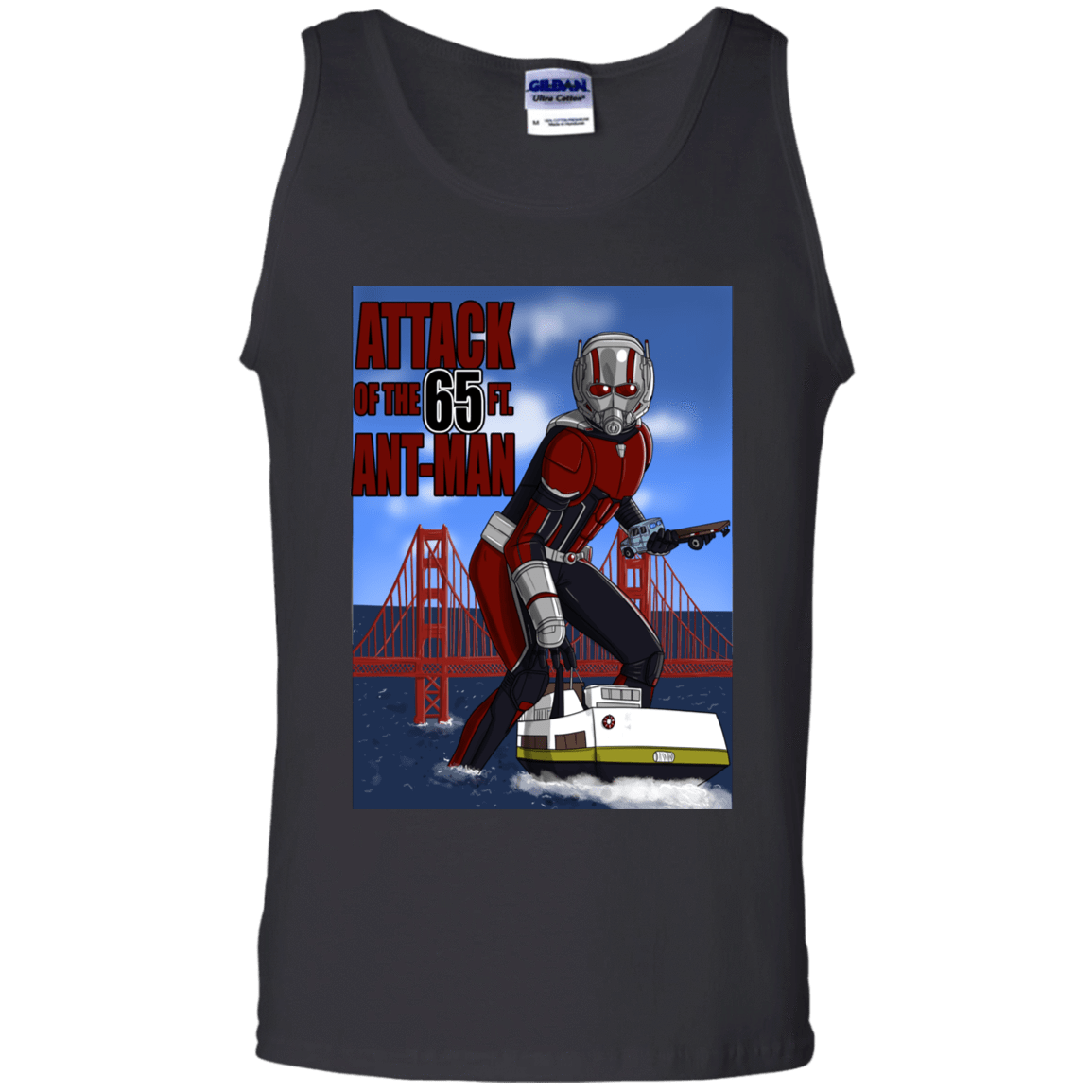 T-Shirts Black / S Attack of the 65 ft. Ant-Man Men's Tank Top