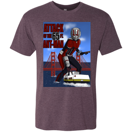 T-Shirts Vintage Purple / S Attack of the 65 ft. Ant-Man Men's Triblend T-Shirt