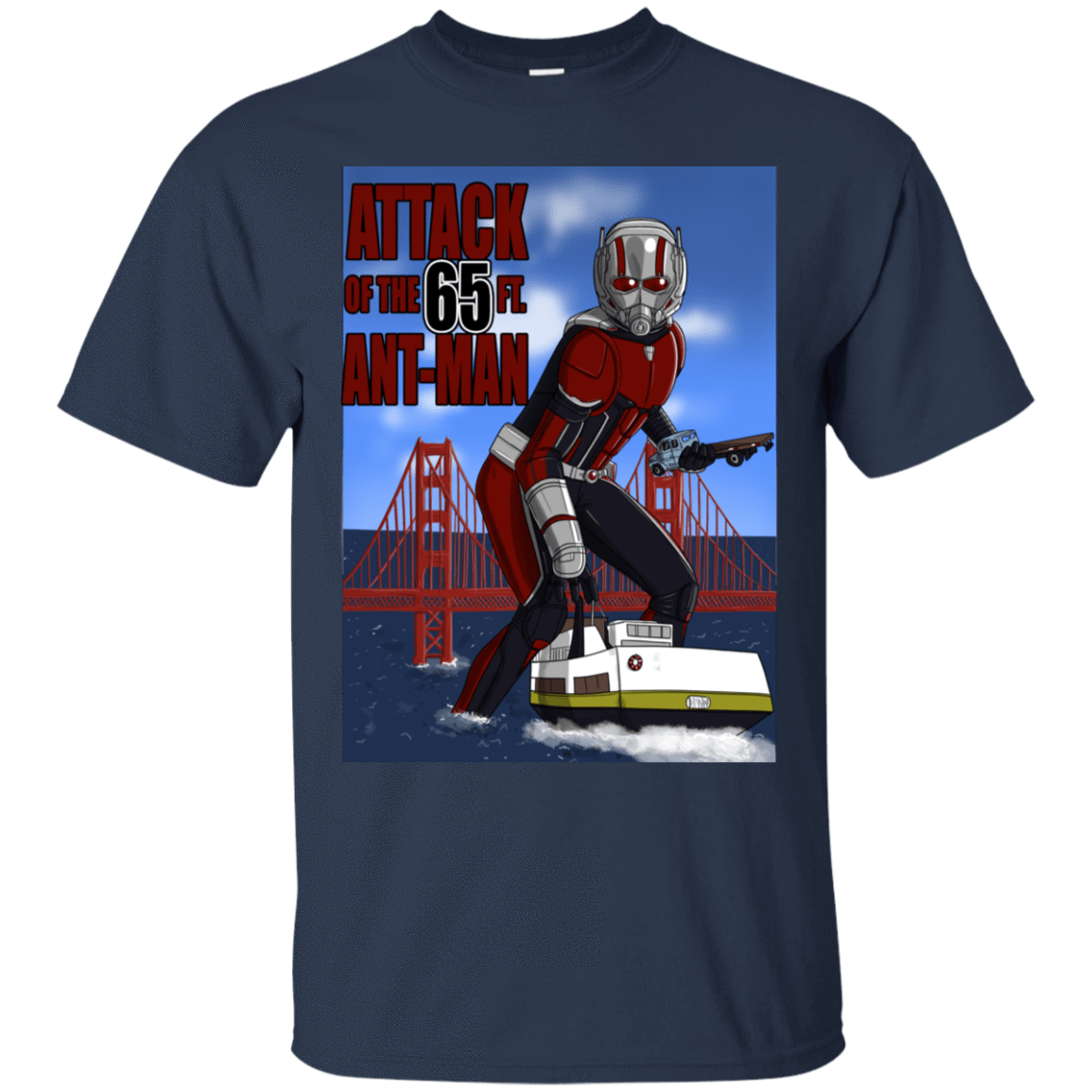 T-Shirts Navy / S Attack of the 65 ft. Ant-Man T-Shirt