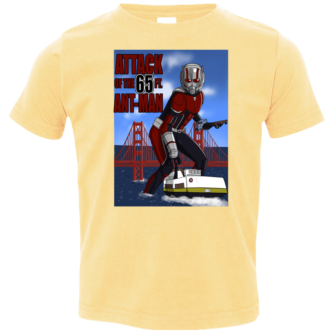 T-Shirts Butter / 2T Attack of the 65 ft. Ant-Man Toddler Premium T-Shirt