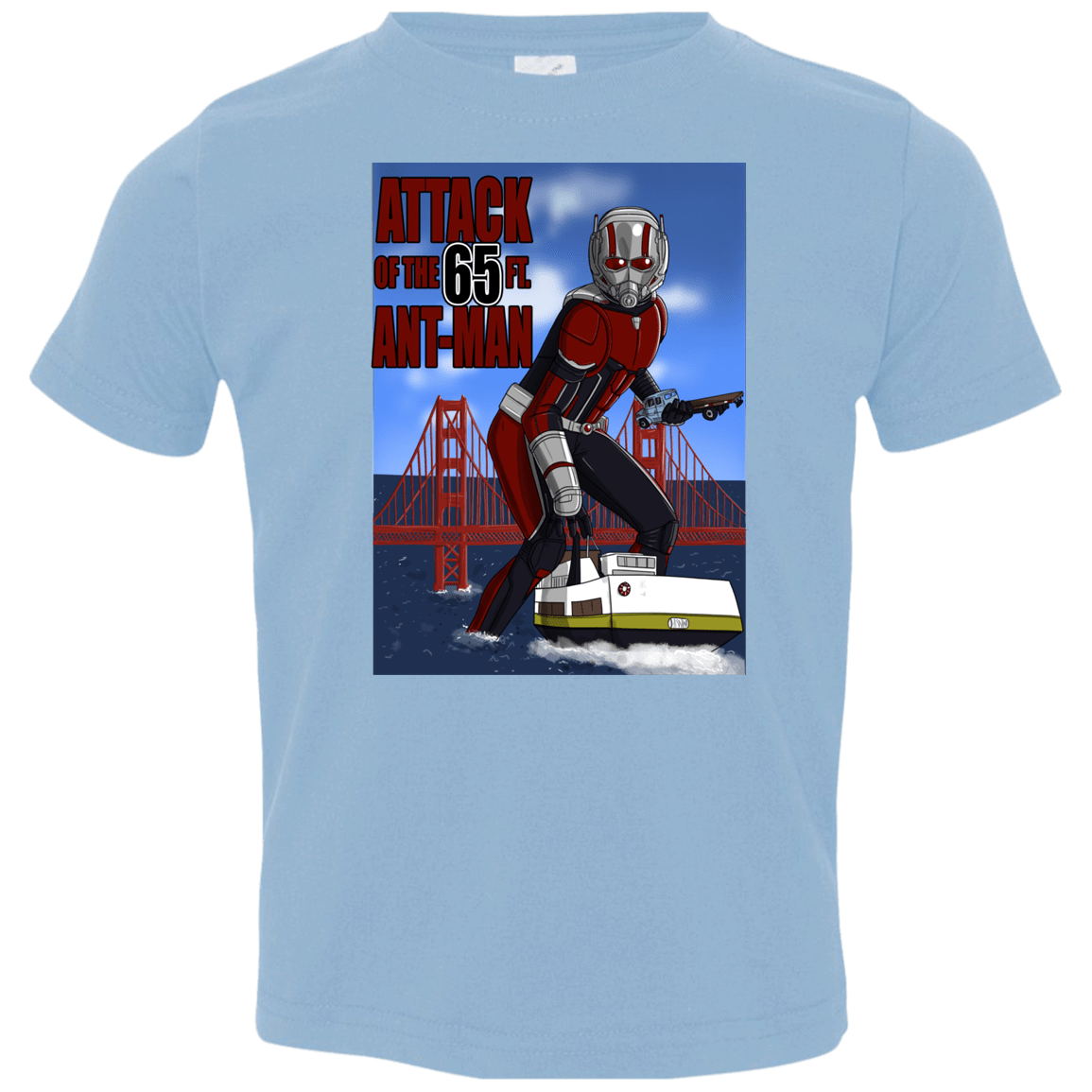 T-Shirts Light Blue / 2T Attack of the 65 ft. Ant-Man Toddler Premium T-Shirt