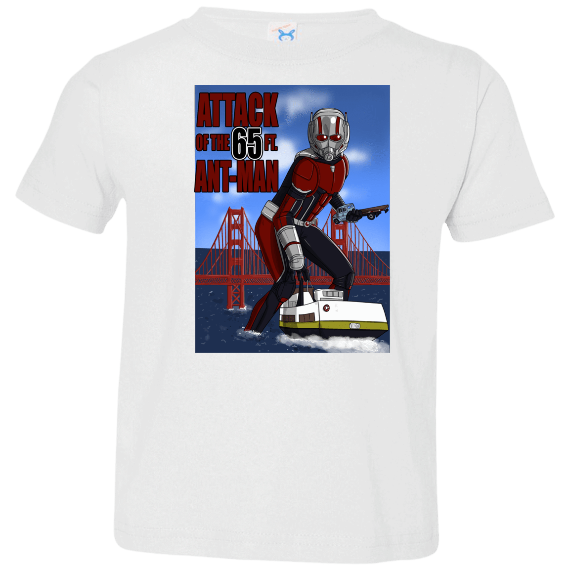 T-Shirts White / 2T Attack of the 65 ft. Ant-Man Toddler Premium T-Shirt