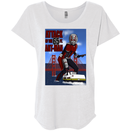 T-Shirts Heather White / X-Small Attack of the 65 ft. Ant-Man Triblend Dolman Sleeve