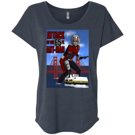 T-Shirts Vintage Navy / X-Small Attack of the 65 ft. Ant-Man Triblend Dolman Sleeve