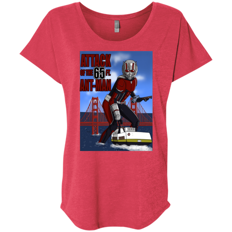 T-Shirts Vintage Red / X-Small Attack of the 65 ft. Ant-Man Triblend Dolman Sleeve