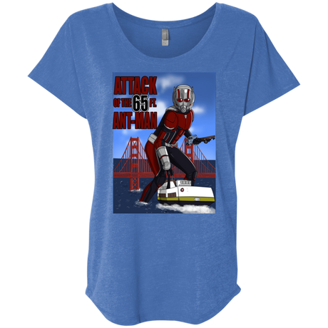 T-Shirts Vintage Royal / X-Small Attack of the 65 ft. Ant-Man Triblend Dolman Sleeve