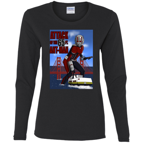 T-Shirts Black / S Attack of the 65 ft. Ant-Man Women's Long Sleeve T-Shirt