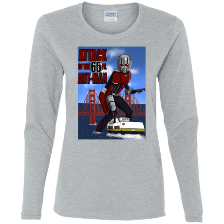 T-Shirts Sport Grey / S Attack of the 65 ft. Ant-Man Women's Long Sleeve T-Shirt