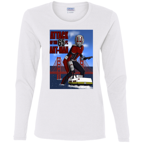 T-Shirts White / S Attack of the 65 ft. Ant-Man Women's Long Sleeve T-Shirt