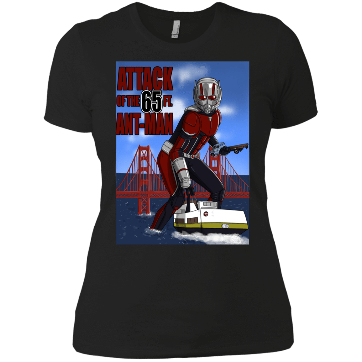T-Shirts Black / X-Small Attack of the 65 ft. Ant-Man Women's Premium T-Shirt