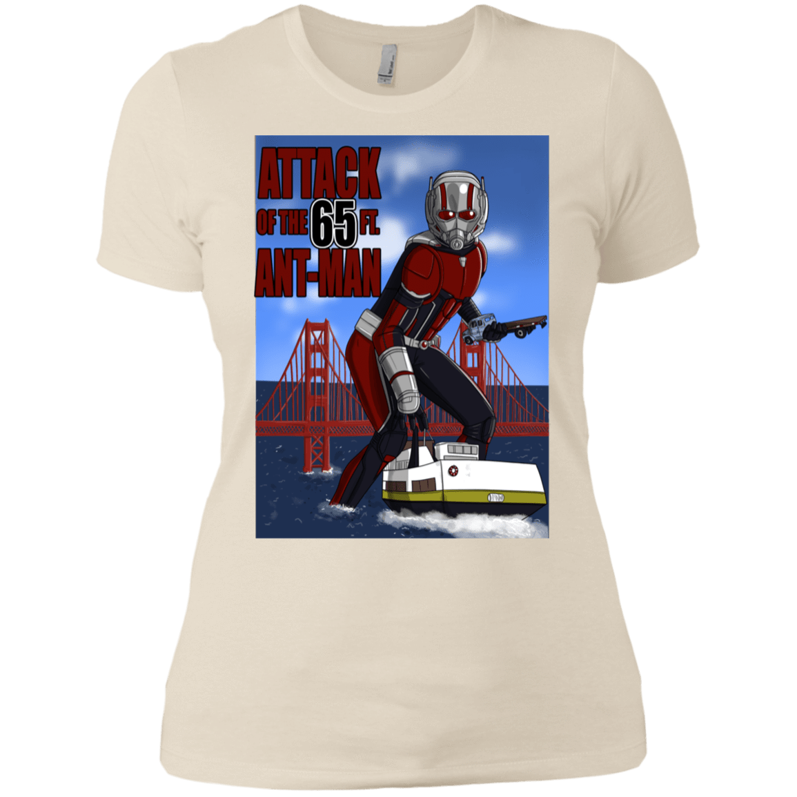 T-Shirts Ivory/ / X-Small Attack of the 65 ft. Ant-Man Women's Premium T-Shirt