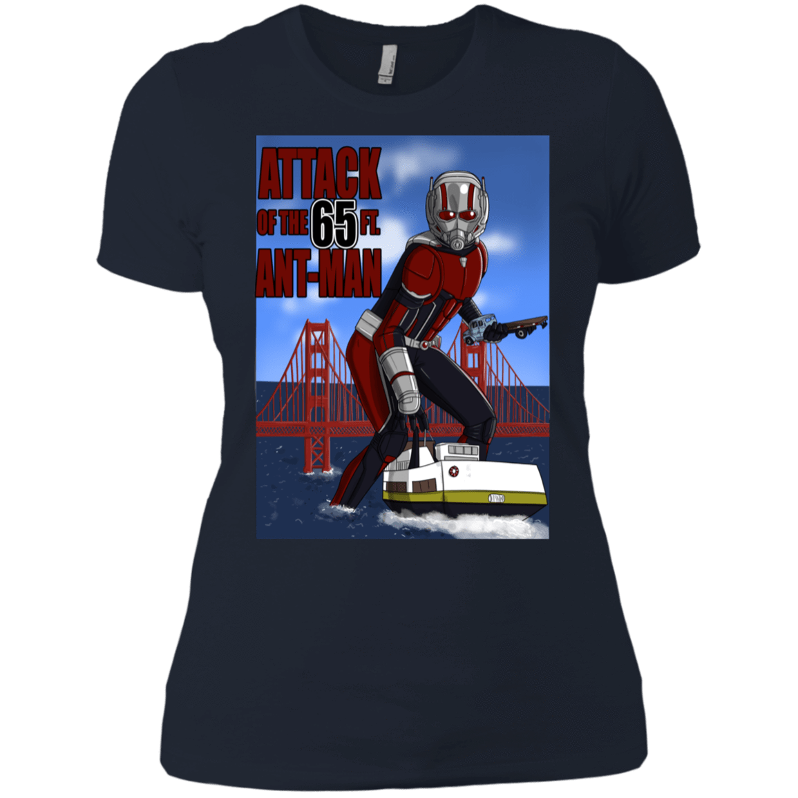 T-Shirts Midnight Navy / X-Small Attack of the 65 ft. Ant-Man Women's Premium T-Shirt