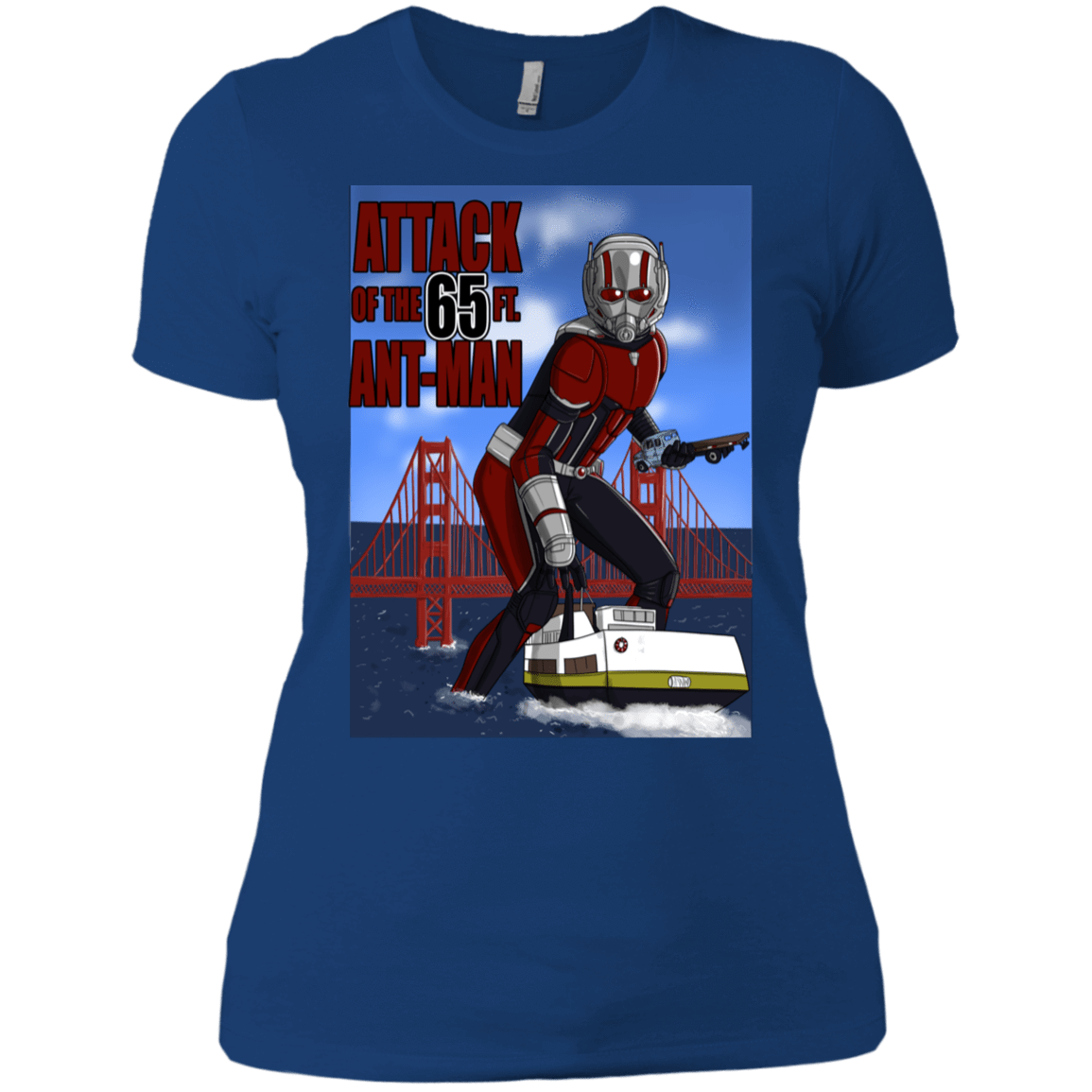 T-Shirts Royal / X-Small Attack of the 65 ft. Ant-Man Women's Premium T-Shirt
