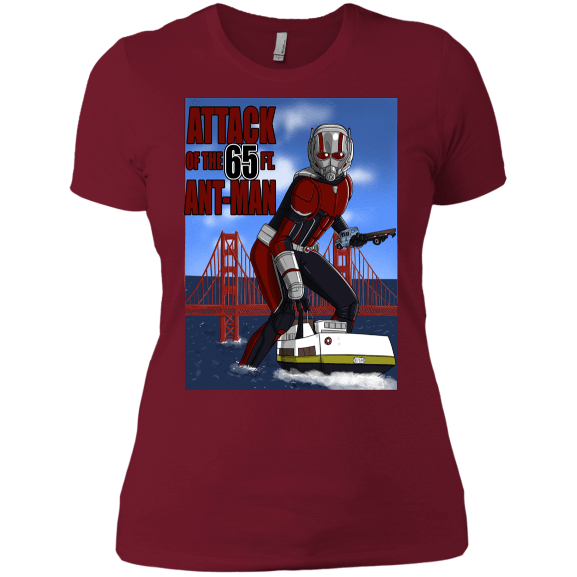 T-Shirts Scarlet / S Attack of the 65 ft. Ant-Man Women's Premium T-Shirt