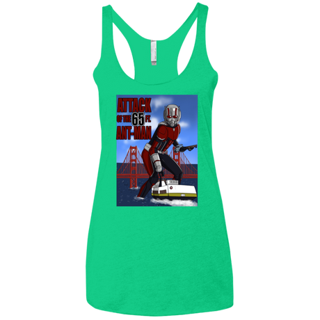 T-Shirts Envy / X-Small Attack of the 65 ft. Ant-Man Women's Triblend Racerback Tank