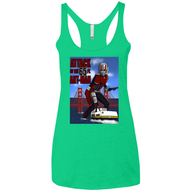 T-Shirts Envy / X-Small Attack of the 65 ft. Ant-Man Women's Triblend Racerback Tank