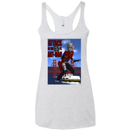 T-Shirts Heather White / X-Small Attack of the 65 ft. Ant-Man Women's Triblend Racerback Tank