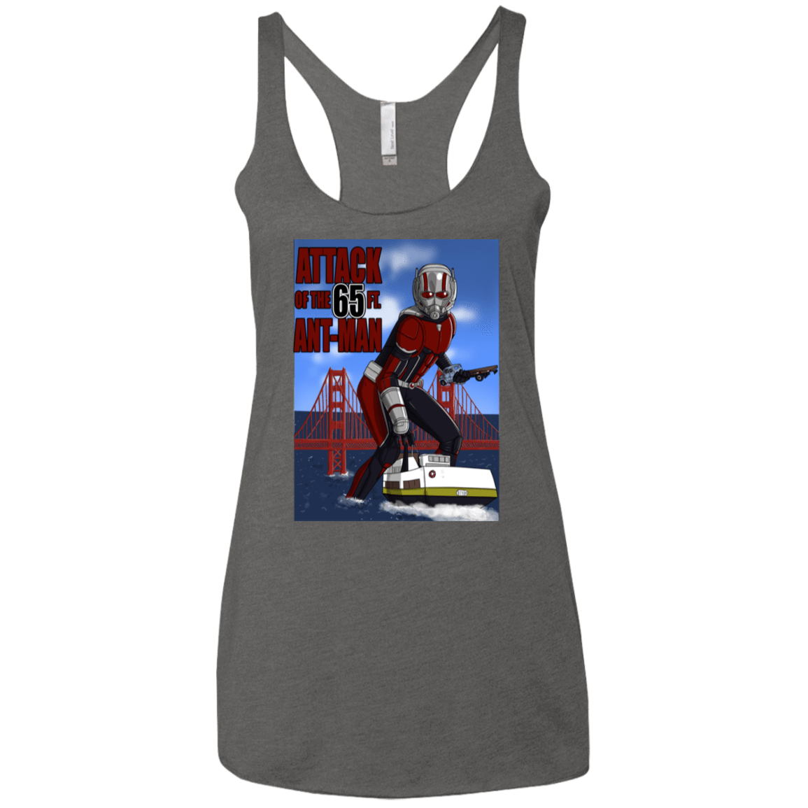 T-Shirts Premium Heather / X-Small Attack of the 65 ft. Ant-Man Women's Triblend Racerback Tank