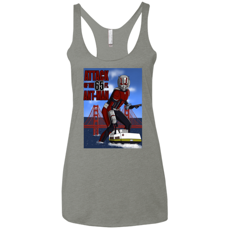 T-Shirts Venetian Grey / X-Small Attack of the 65 ft. Ant-Man Women's Triblend Racerback Tank