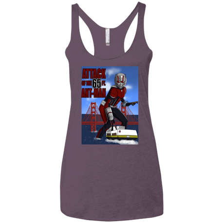 T-Shirts Vintage Purple / X-Small Attack of the 65 ft. Ant-Man Women's Triblend Racerback Tank