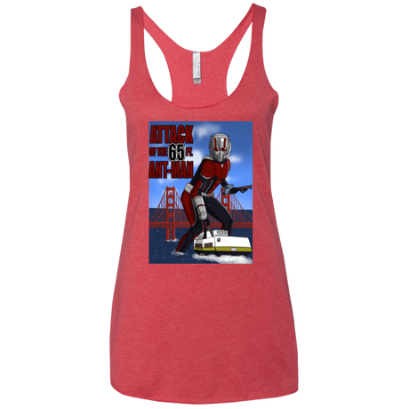 T-Shirts Vintage Red / X-Small Attack of the 65 ft. Ant-Man Women's Triblend Racerback Tank