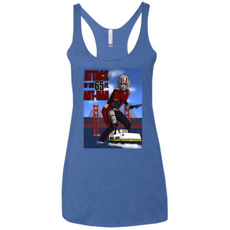 T-Shirts Vintage Royal / X-Small Attack of the 65 ft. Ant-Man Women's Triblend Racerback Tank