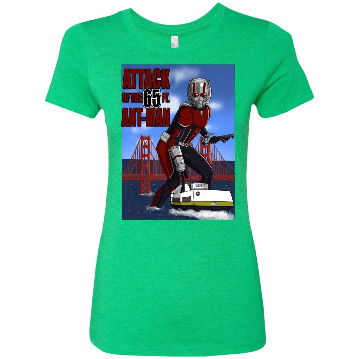 T-Shirts Envy / S Attack of the 65 ft. Ant-Man Women's Triblend T-Shirt