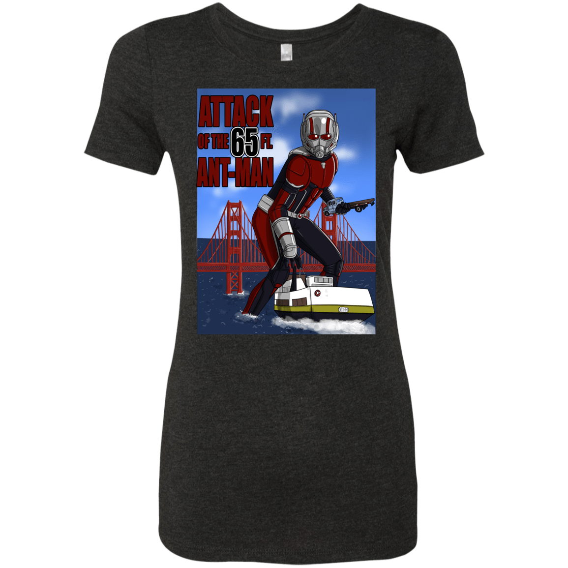 T-Shirts Vintage Black / S Attack of the 65 ft. Ant-Man Women's Triblend T-Shirt