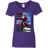 T-Shirts Purple / S Attack of the 65 ft. Ant-Man Women's V-Neck T-Shirt