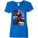 T-Shirts Royal / S Attack of the 65 ft. Ant-Man Women's V-Neck T-Shirt