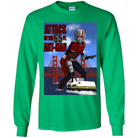 T-Shirts Irish Green / YS Attack of the 65 ft. Ant-Man Youth Long Sleeve T-Shirt