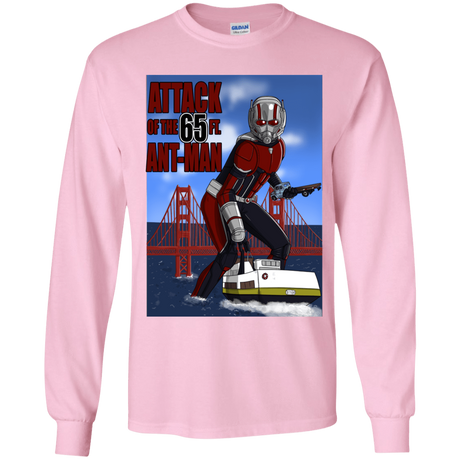 T-Shirts Light Pink / YS Attack of the 65 ft. Ant-Man Youth Long Sleeve T-Shirt