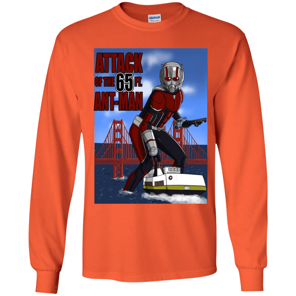 T-Shirts Orange / YS Attack of the 65 ft. Ant-Man Youth Long Sleeve T-Shirt